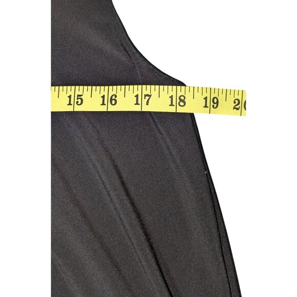 Sympli Womens Tiered Black Relaxed Fit Tank Top Size 18 Polyester/Spandex - Picture 7 of 8